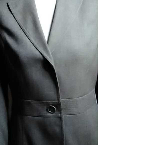 Loft Ann Taylor NWT Brown Wool Textured Blazer - Picture 5 of 6